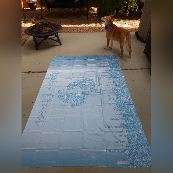 Decorative backdrop cloth with the design shown will come in unopened package - Picture 1 of 12